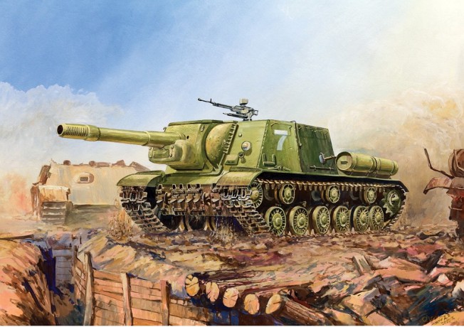 ZVEZDA Soviet Self Propelled Gun SU152