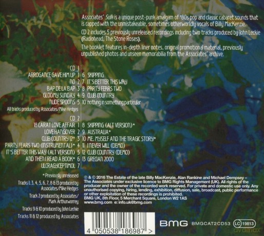 The Associates: Sulk (digipack) [2CD]
