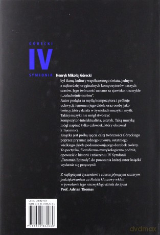 Górecki IV symfonia Tansman epizody. Fenomen, żywioł, tajemnica - Andrzej Wndland [KSIĄŻKA]