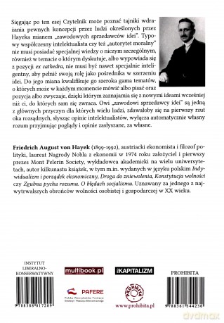 Intelektualiści a socjalizm - Hayek F.A. Von [KSIĄŻKA]