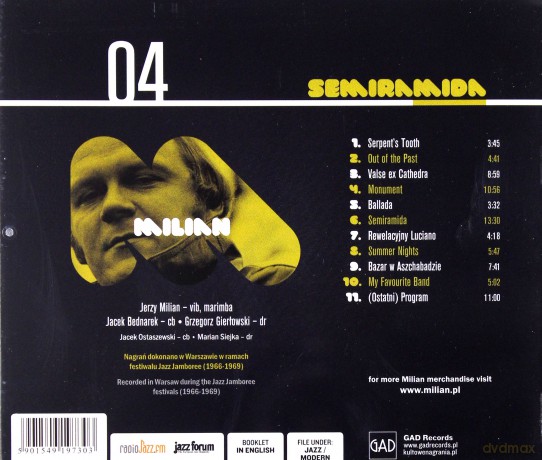 Jerzy Milian Semiramida - Milian Jerzy [CD]