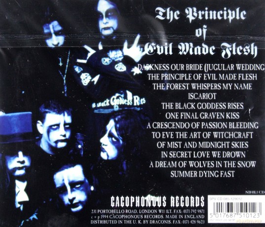 Cradle Of Filth: The Principle Of Evil Made Flesh [CD]