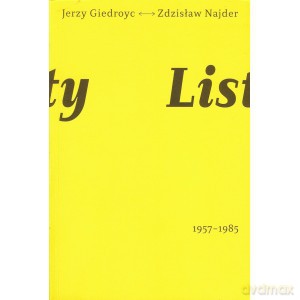 Listy. Jerzy Giedroyc - Zdzisław Najder - Giedroyć-Najder [KSIĄŻKA]