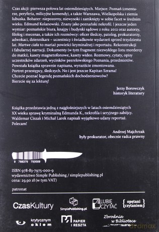 Martwe ciała - W. Ciszak, M. Larek [KSIĄŻKA]