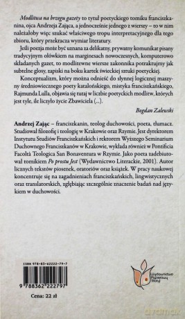 Modlitwa na brzegu gazety - Andrzej Zając [KSIĄŻKA]