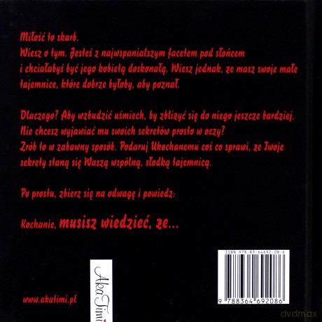 Musisz wiedzieć, że... od niej dla niego - A. Szymendera, A. Wielgosz [KSIĄŻKA]