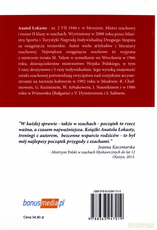 Nauka gry w szachy 2 - Anatol Łokasto [KSIĄŻKA]