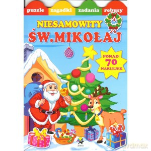Niesamowity św. Mikołaj (naklejki) [KSIĄŻKA]