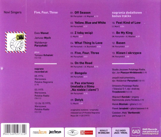 Novi Singers - Singers Novi [CD]