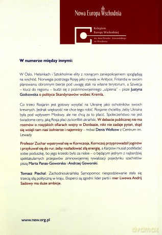 Nowa Europa Wschodnia. 1/2015 [KSIĄŻKA]