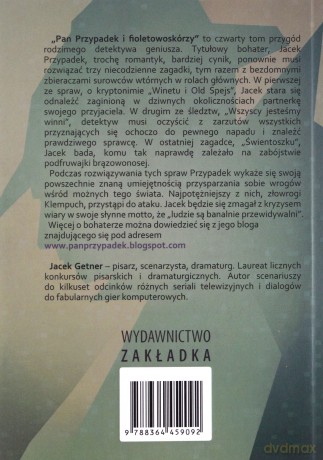 Pan przypadek i fioletowoskórzy - Jacek Getner [KSIĄŻKA]