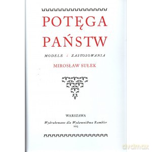 Potęga państw - Mirosław Sułek [KSIĄŻKA]