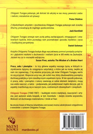 Praca seks i pieniądze - Chogyam Trungpa [KSIĄŻKA]