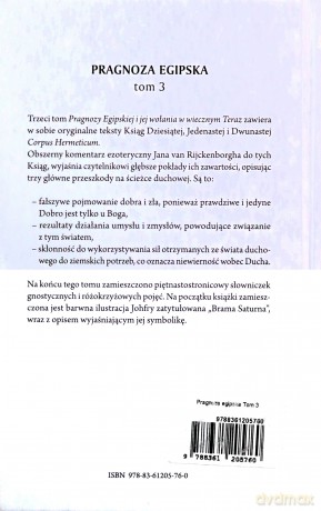 Pragnoza egipska (Tom 3) - Jan Rijckenborgh [KSIĄŻKA]