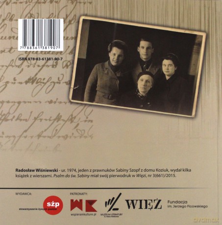 Psalm do św. Sabiny - Radosław Wiśniewski [KSIĄŻKA]