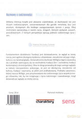 Rozmowy o codzienności - W. Jager, A. Poraj-Żakiej [KSIĄŻKA]