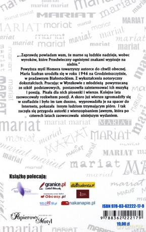 Stop. To tylko wiersze - Maria Szafran [KSIĄŻKA]