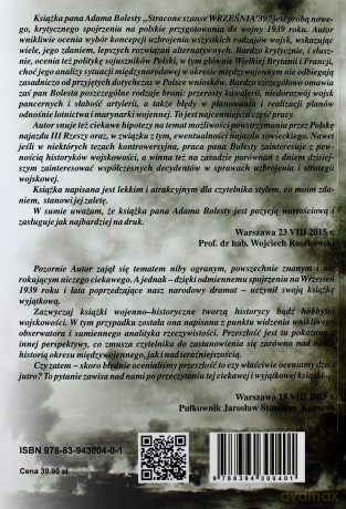 Stracone sznase września `39 - Adam Bolesta [KSIĄŻKA]