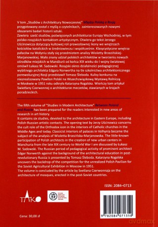 Studia z Architektury Nowoczesnej 5. Między Polską a Rosją - Joanna Kucharzewska [KSIĄŻKA]