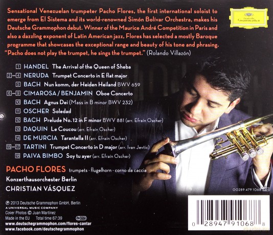Pacho Flores: Cantar [CD]