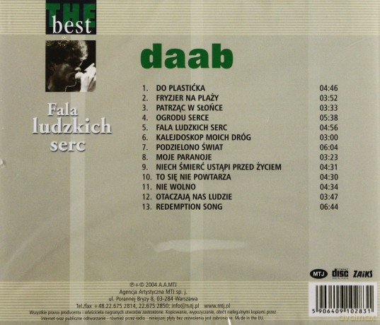 Daab: The Best - Fala Ludzkich Serc [CD]