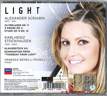 Vanessa Mosell Benelli: Light [CD]