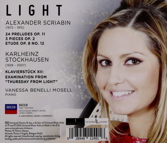Vanessa Mosell Benelli: Light [CD]