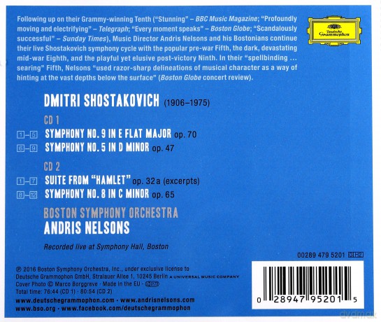 Andris Nelsons: Shostakovich Under Stalin's Shadow [2CD]