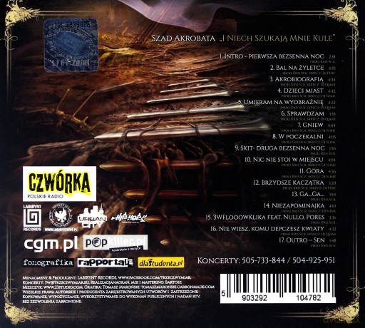 Szad: I niech szukają mnie kule [CD]