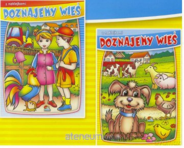 Poznajemy wieś. Malowanki z naklejkami [KSIĄŻKA]