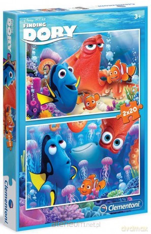 CLEMENTONI 2x20 el. Gdzie jest Dory [PUZZLE]