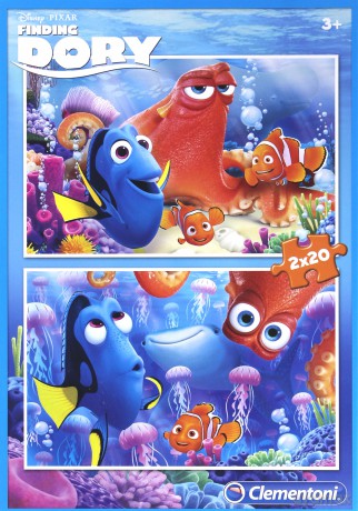 CLEMENTONI 2x20 el. Gdzie jest Dory [PUZZLE]