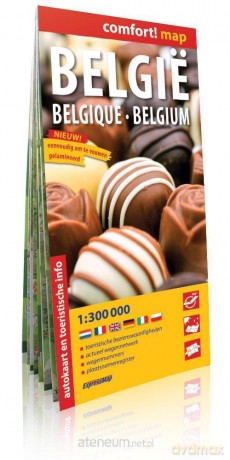 Comfort! Map Belgia 1:300 000 laminat