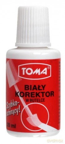 Korektor w płynie 20 ml gąbka (10 szt)