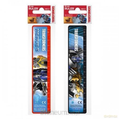 Linijka plastikowa 15 cm Transformers