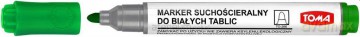 Marker do tablic okrągły zielony (10 szt)