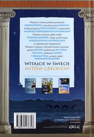 Mity greckie dla dzieci kolor (twarda) [KSIĄŻKA]