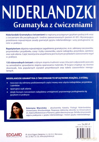 Niderlandzki. Gramatyka z ćwiczeniami - Katarzyna Wiercińska [KSIĄŻKA]