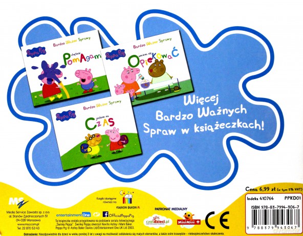 Świnka Peppa. Bardzo Ważne Sprawy - Mówię przepraszam [KSIĄŻKA]