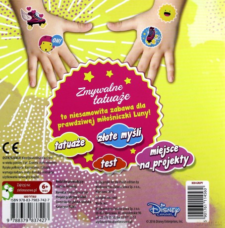 Tatuaże - Zabawy z wyobraźnią. Soy Luna [KSIĄŻKA]