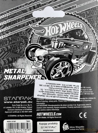 Temperówka metalowa Hot Wheels