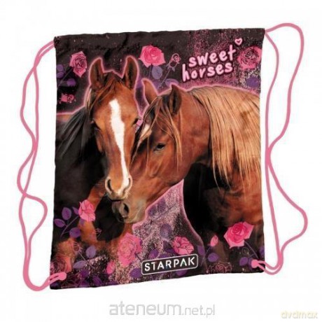 Worek szkolny na ramię Sweet Horses