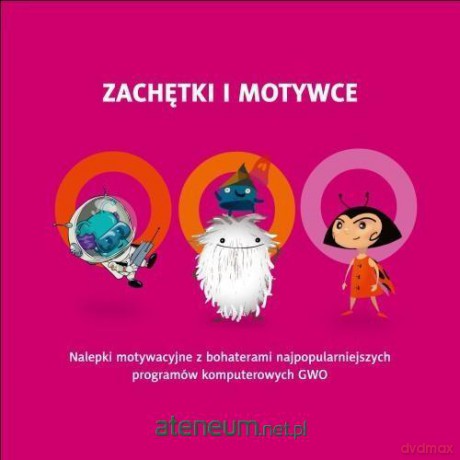 Zachętki i motywce z bohaterami multimediów