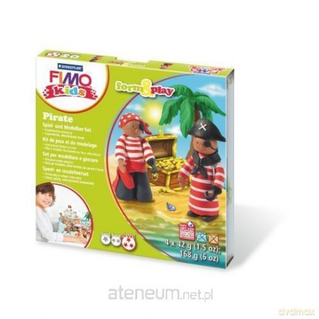 Zestaw Fimo Kids Form&Play 4 x 42 g Piraci