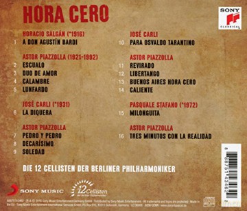 12 Cellisten der Berliner Philharmoniker: Hora Cero [CD]