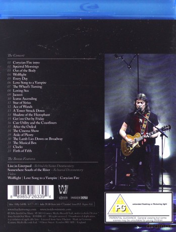 Steve Hackett: The Total Experience Live In Liverpool [Blu-Ray]