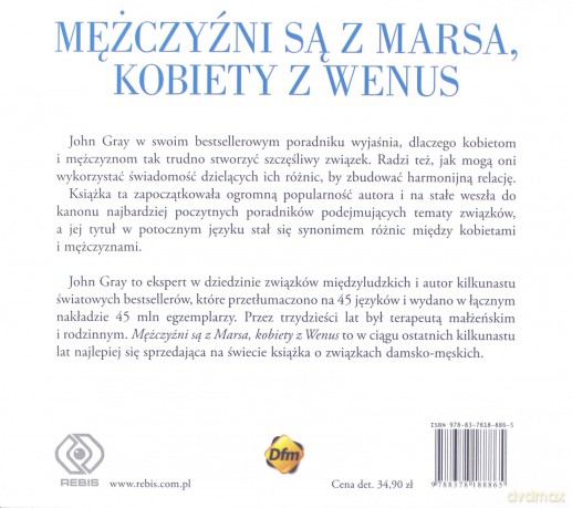 Mężczyźni są z Marsa, kobiety z Wenus - John Gray [AUDIOBOOK]