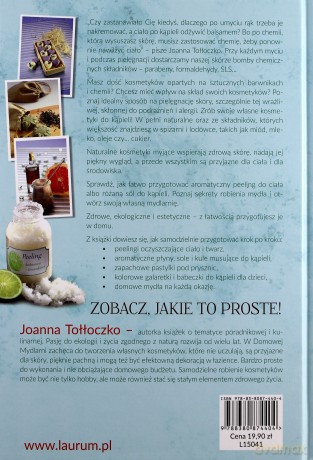 Kosmetyki do kąpieli. Zrób to sam - Joanna Tołłoczko (twarda) [KSIĄŻKA]