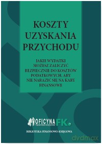 Koszty uzyskania przychodów [KSIĄŻKA]