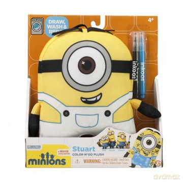 Minionki. Maskotka do kolorowania Stuart [GRA]